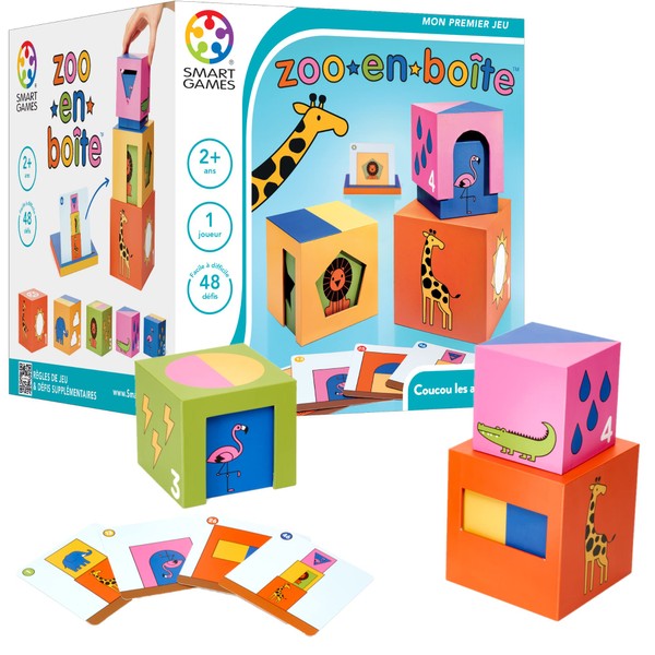 Smart Games - Zoo En Boîte - Remue-Méninges éducatif -