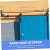 WHAMVOX Doorstop Barn Door Stopper Wall Protector Sturdy Zinc Alloy
