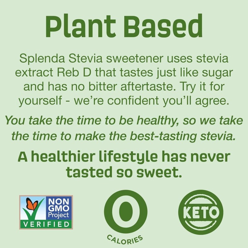 SPLENDA Stevia Zero Calorie Sweetener, Plant-Based Granulated Powder (19oz)11/26