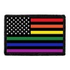 US Flag - Rainbow Stripes | Hook and Loop Attach