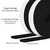 Trisiki Closed Cell Foam Weather Stripping for Various Door Seal