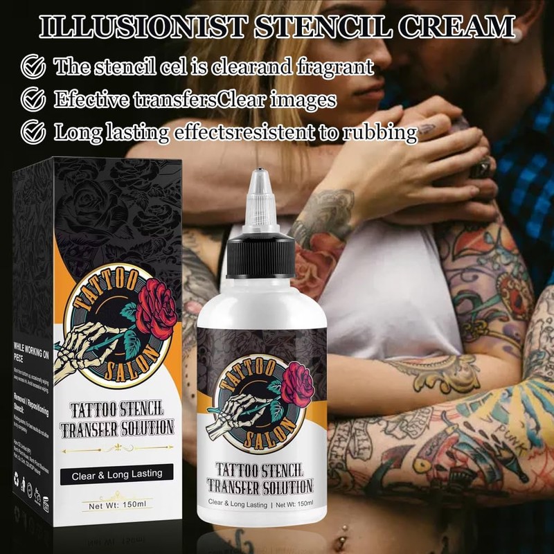 Tattoo Transfer Cream Gel, Tattoo Stencil Gel for Transfer Paper,