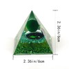 SEVNPRIME Handmade Constellation Crystal Pyramid Unique Positive Energy Orgonite Pyramid