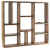 IB Laursen Unika Wall Shelf in Brown Recycled Wood with