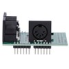 Fdit MIDI Adapter Board, 3 Right Angle Female MIDI Connector,