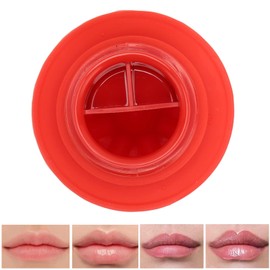 Dispositivo de Agrandamiento de Labios Herramienta de Agrandamiento de Labios con Forma de Tomate de Silicona de Grado Alimenticio Portátil