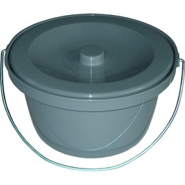 Commode Bucket, Grey
