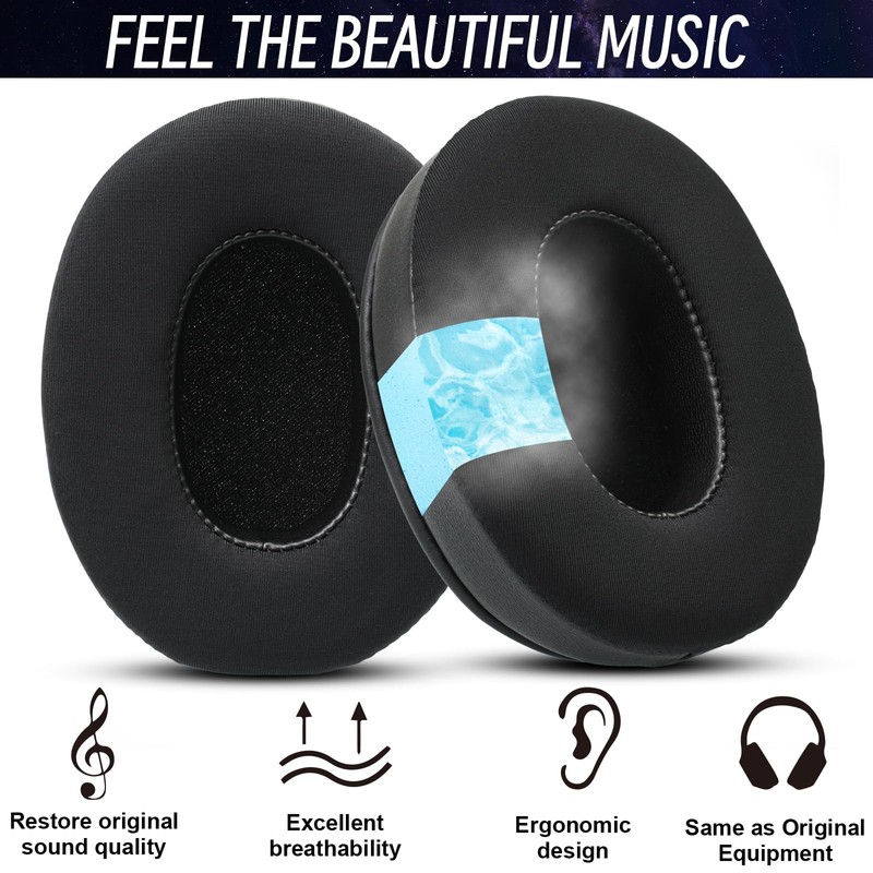 HyperX Cloud 2 Earpads, Upgrade Cloud Alpha Ear Cushions Pads,