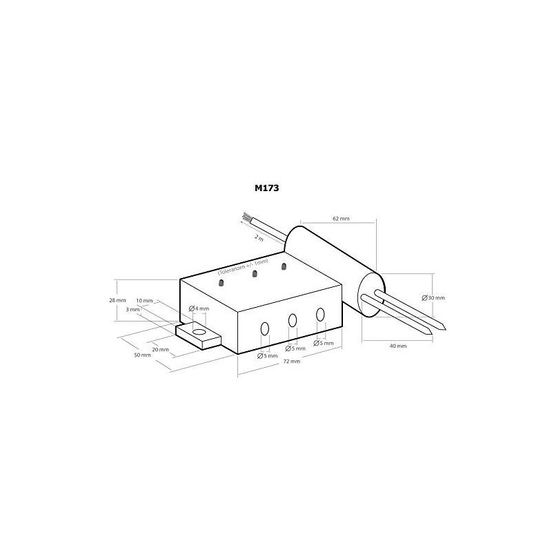 Kemo M173 soil humidity sensor, soil moisture sensor