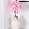 HinyoCo 28 Pcs Silk Hydrangea Flowers Artificial Flowers 7 inch