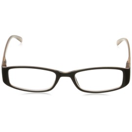 Sight Station women's caity 1016953-250.com rectangular reading glasses (Black/Pink, 3.5, x)