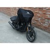 X AUTOHAUX M Black Motorcycle Half Cover Outdoor Waterproof Rain