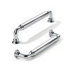 khtumeware 10-Pack Polished Chrome Heavy-Duty Solid Cabinet Pulls, 5 Inch