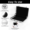 WINKIO Aluminium Money Case with Snap Closure Cheque Gift for