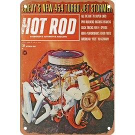 Metal Sign - Watch Car TV Shows & Motorsports Online Auto TV Shows on MotorTrend 1 - Vintage Rusty Look