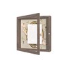 FrameWorks 8x8 Deep Shadow Box Frame, Wooden Display Case w.