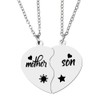 Mother Son Necklaces for Teen Boys Mom Birthday Gifts for
