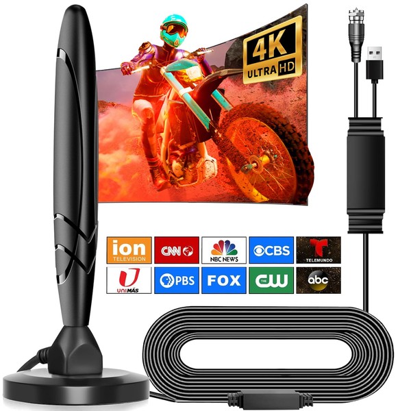 Digital TV Antenna - HDTV Antenna for Smart TV Indoor,