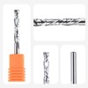 SpeTool 4 mm Shank Spiral Router Bit, Up & Down
