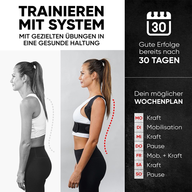 Posture Corrector for Men and Women, 3-in-1 Back Straightener and