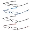 OWTXIS 4 Pack Mini Slim Pen Reading Glasses - Compact