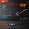 A-Premium A/C Suction Line Hose Assembly Compatible with Toyota Tundra