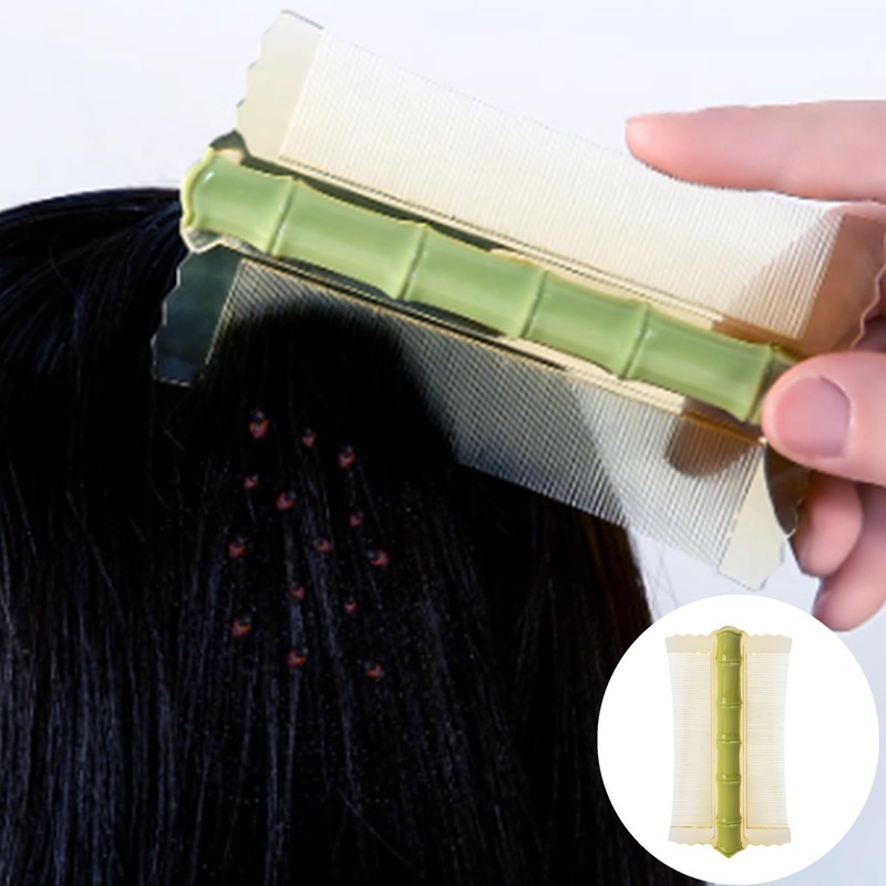 Fine Tooth Comb for Dandruff, 2 Pcs Double-Sided Comb Dandruff