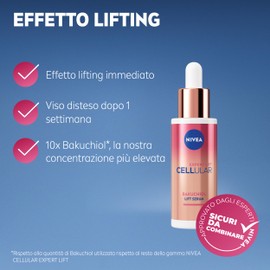 NIVEA Cellular Expert Ultimate Lift Solution, Skincare Kit completo con Siero Bakuchiol Effetto Lifting 30 ml, Crema Giorno SPF30 50 ml e Crema Notte 50 ml con Bakuchiol Puro e Acido Ialuronico