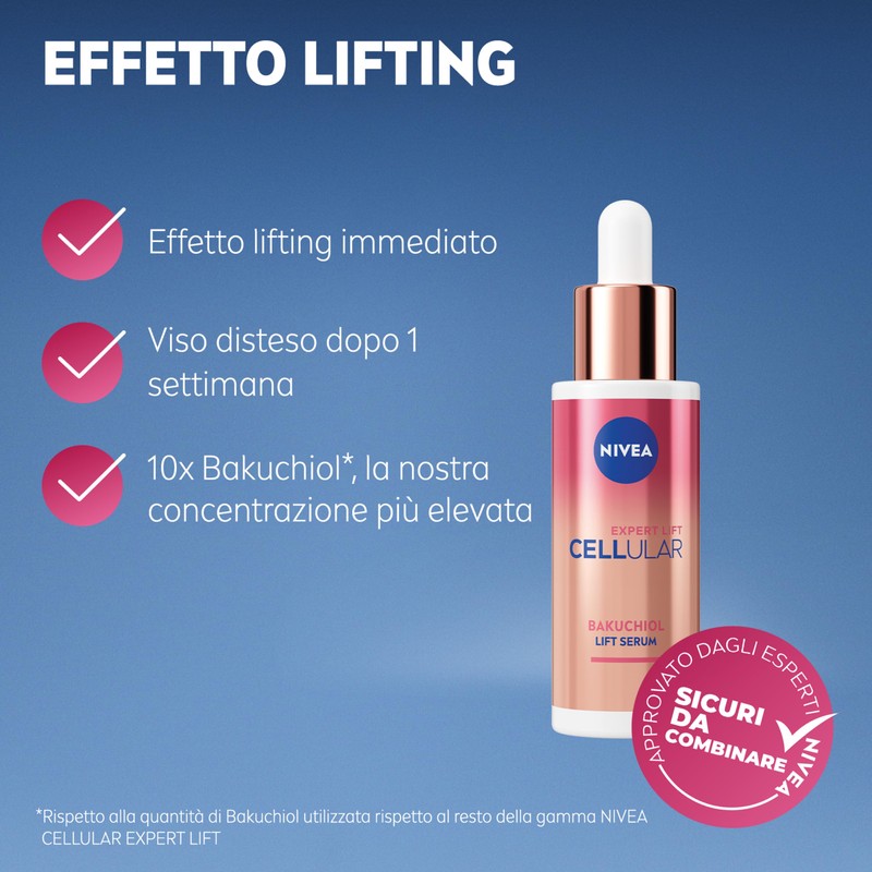 NIVEA Cellular Expert Ultimate Lift Solution, Skincare Kit completo con