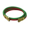 Reelcraft S601031-4 Twin Welding Hose Assembly, T-Grade, 1/4" Dual x