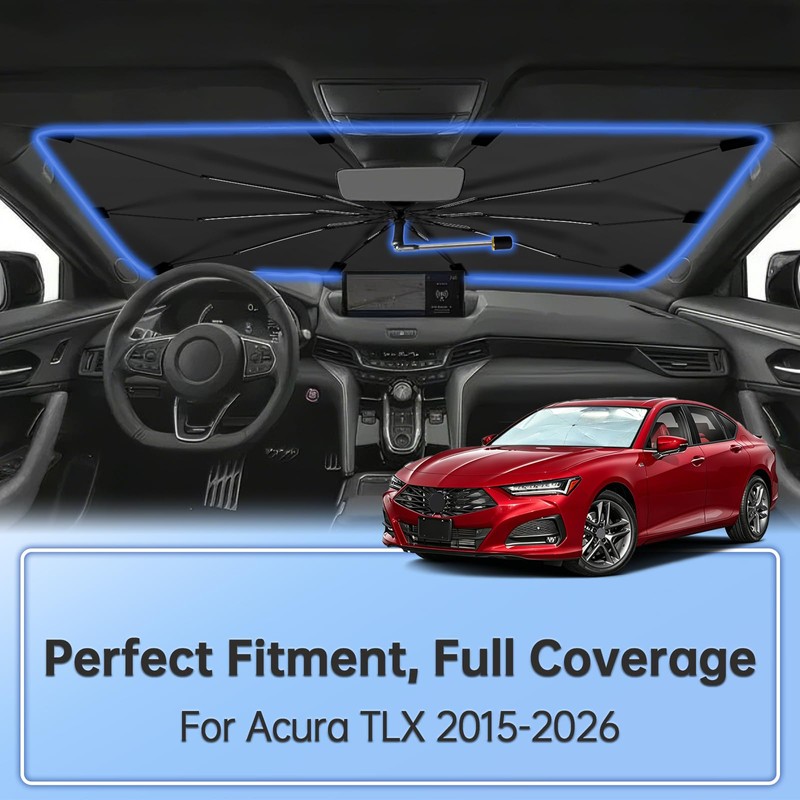 Windshield Sun Shade Umbrella for Acura TLX 2015–2026 Car Front