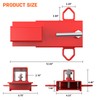 Universal 2" Forklift Trailer Hitch Attachment Adapter for Pallet Forks