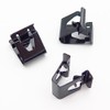 VVO Fasteners Metal Tow Eye Cover Clip, Black (Pack of