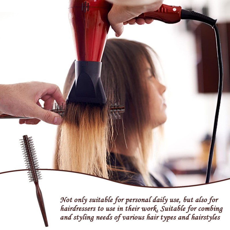 2 Stücke Haarkamm, Holzgriff Kamm, Langlebiger Kamm, Haarstyling -Werkzeuge, Lockiger