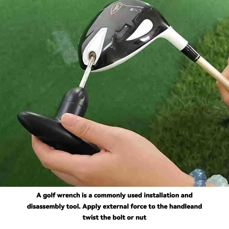Black Spanner for Golf Clubs, Golf Key Replacement Tool, Driver