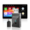 DRIVIM 2-in-1 Mini Wireless CarPlay/Android Auto Adapter, Aluminum Alloy Frame,