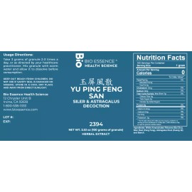 Bio Essence Health Sicecce 2394 Yu Ping Feng San/Siler&Astr
