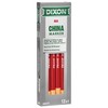 Dixon Industrial Phano Peel-Off China Marker Pencils, Red, 12-Pack (00079)