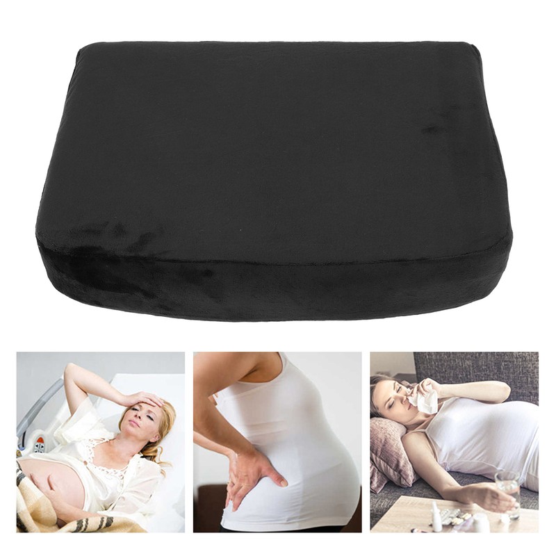 Pregnancy Wedge Pillow Memory Foam Breathable Ergonomic Maternity Back and