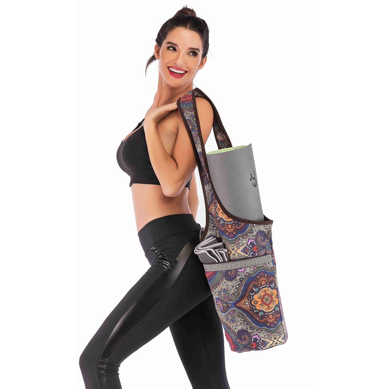 Ewedoos Yoga Mat Bag Yoga Bags with Large Size Pocket