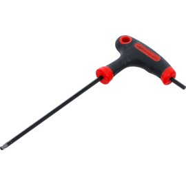 BGS Diy 7882-3 | T-Handle L-Type Wrench | internal Hexagon / internal Hexagon with Ball Head | 3 mm