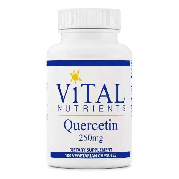 Vital Nutrients Quercetin 250 Mg Quercetina 100 Cápsulas Sabor Sin Sabor