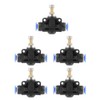 Hilitand 5Pcs/Set Push in Speed Controller 6mm Air Flow Restrictor