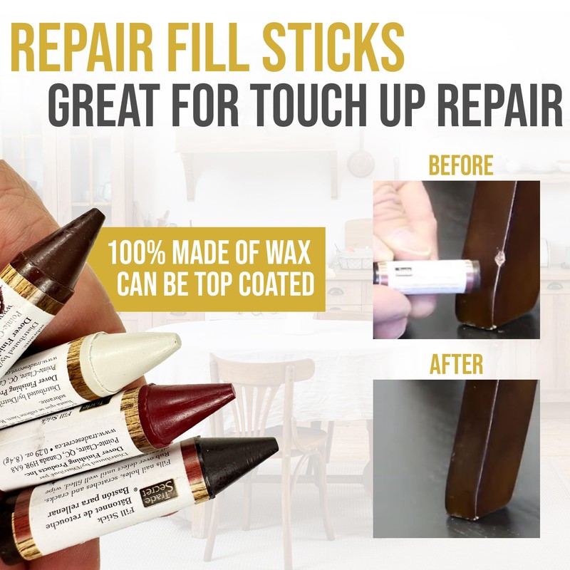 Trade Secret Complete Wood Furniture & Floor Restoration Kit -