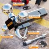ORCISH Trailer Hitch Tri-Ball Mount with Hook Contain Secure Self-Lock