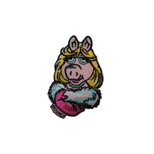 Miss Piggy 5.5 cm x 8 cm Sew-On Appliqué Patch