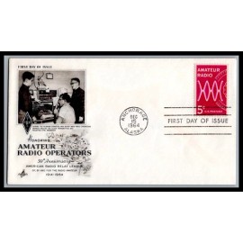 US FDC # 1260 5c Amateur Radio  ArtCraft  1964, 9g373