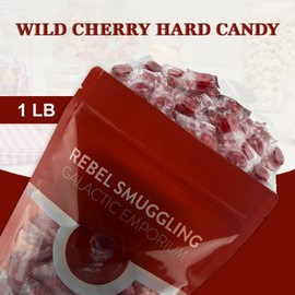 Wild Cherry Hard Candy Rings Bulk 1LB Bag of Individually Wrapped Candies by Rebel Smuggling Galactic Emporium.