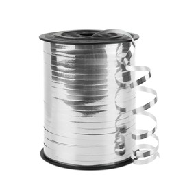 Cinta rizadora plateada, 1/5 pulgadas de ancho x 500 yardas de Navidad para envolver regalos, decoración de fiestas, cuerda de globo, cabello, cintas para flores de floristería (1 rollo)