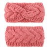 DRESHOW Winter Knit Chunky Headbands for Women Crochet Turban Knitted